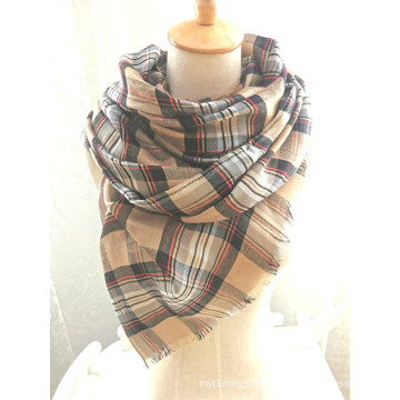 Wholesale fashionable ladies blended yarn shawl scarf